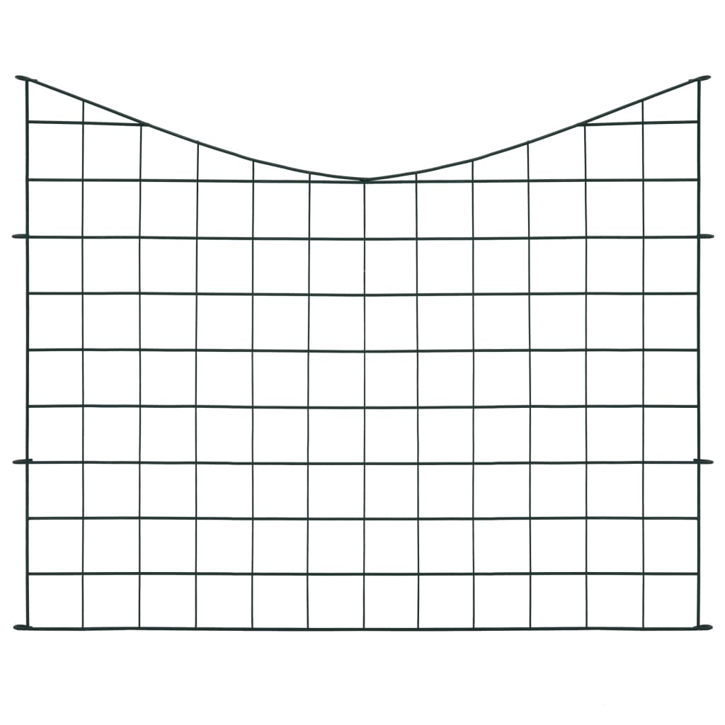 Set Recinzione da Giardino ad Arco Invertito 77,5x64 cm Verde - homemem39