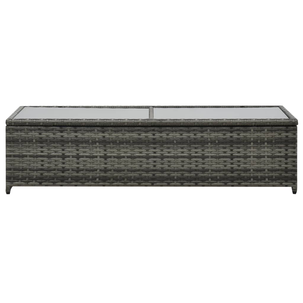Set Divani da Giardino 4 pz con Cuscini in Polyrattan Antracite | homemem39