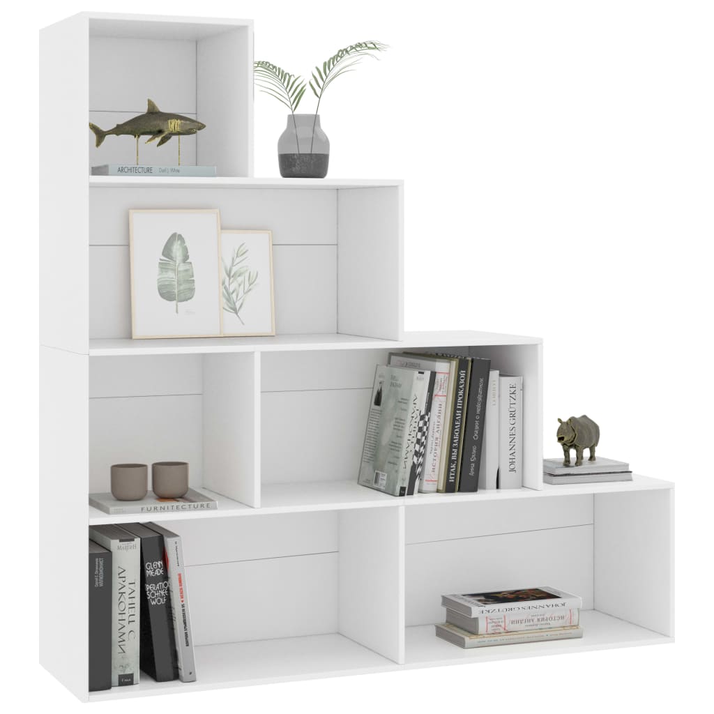 Libreria/Divisorio Bianco 155x24x160 cm in Legno Multistrato | homemem39