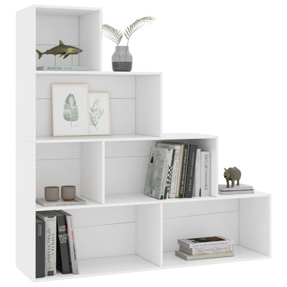 Libreria/Divisorio Bianco 155x24x160 cm in Legno Multistrato | homemem39