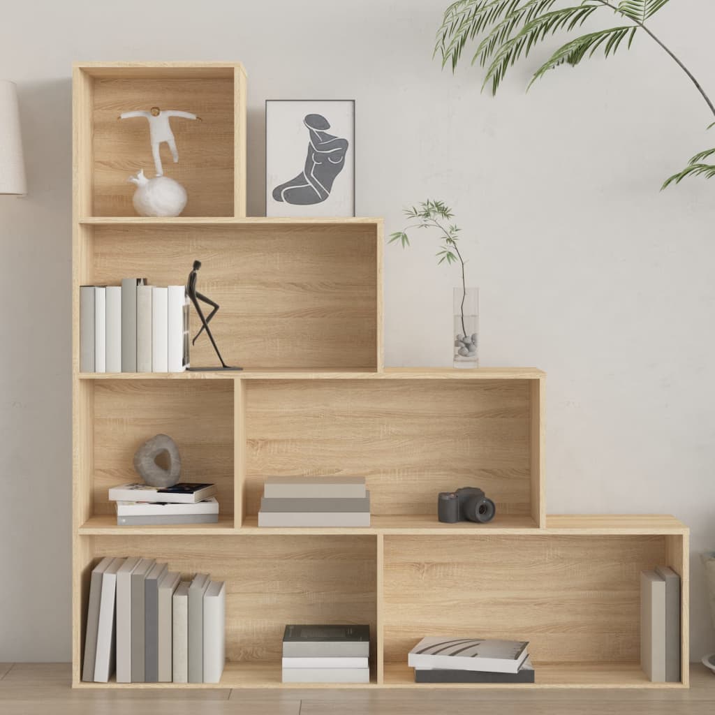 Libreria/Divisorio Rovere Sonoma 155x24x160cm Legno Multistrato | homemem39