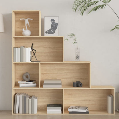 Libreria/Divisorio Rovere Sonoma 155x24x160cm Legno Multistrato | homemem39
