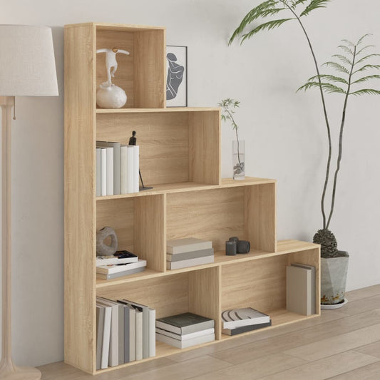 Libreria/Divisorio Rovere Sonoma 155x24x160cm Legno Multistrato | homemem39