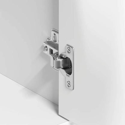 Credenza Bianca 88x30x70 cm in Legno Multistrato - homemem39