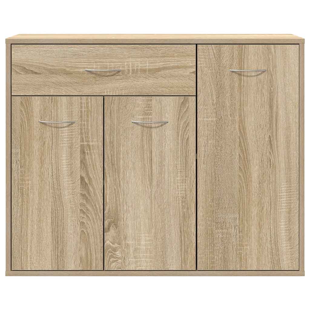 Credenza Rovere Sonoma 88x30x70 cm in Legno Multistrato