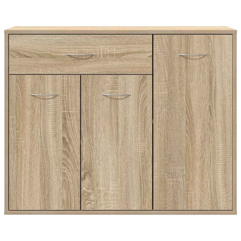 Credenza Rovere Sonoma 88x30x70 cm in Legno Multistrato