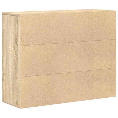 Credenza Rovere Sonoma 88x30x70 cm in Legno Multistrato