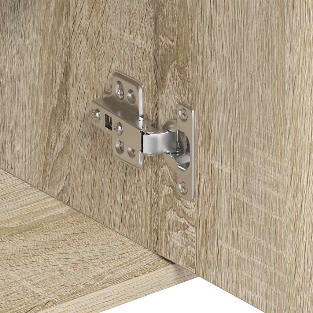 Credenza Rovere Sonoma 88x30x70 cm in Legno Multistrato