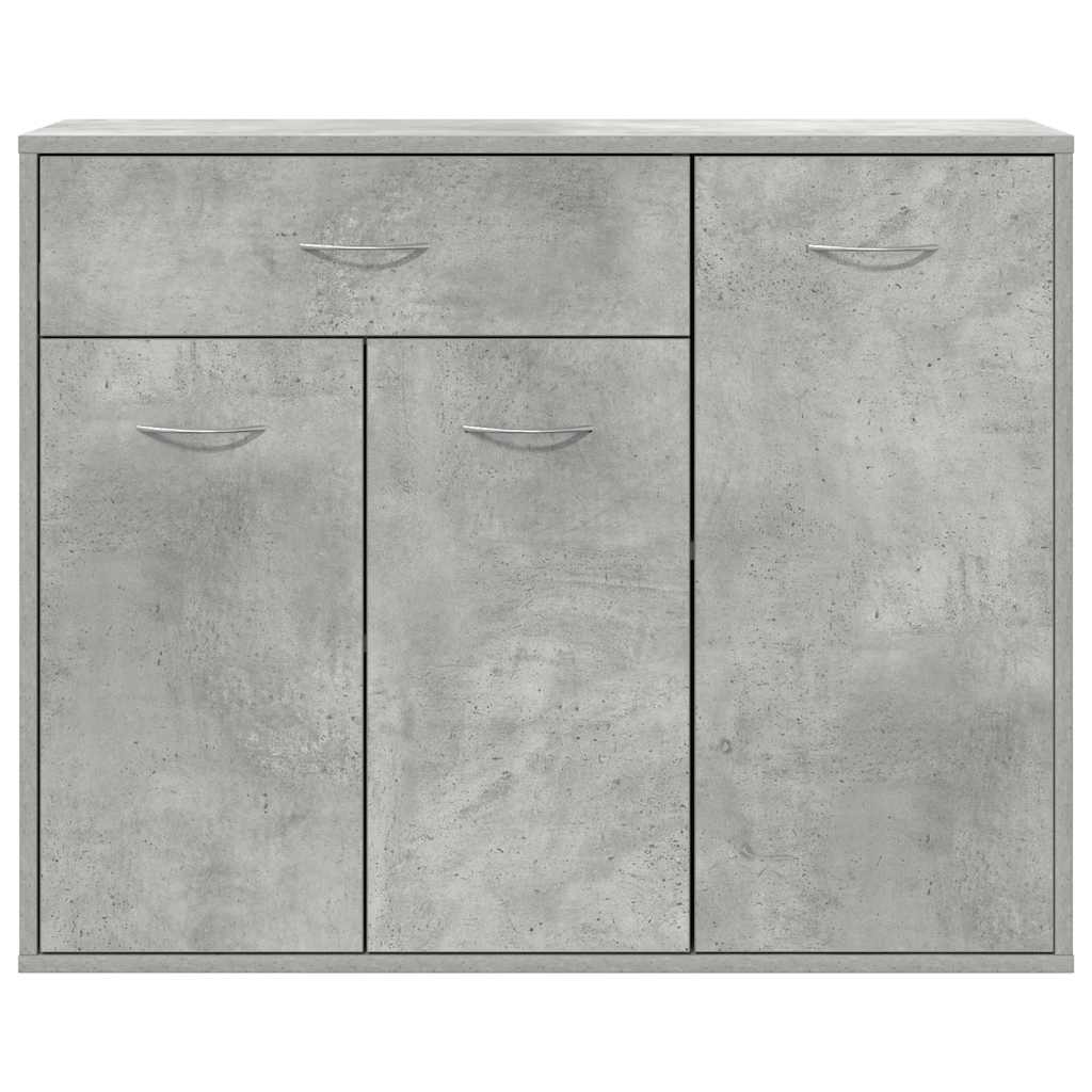 Credenza Grigio Cemento 88x30x70 cm in Legno Multistrato - homemem39