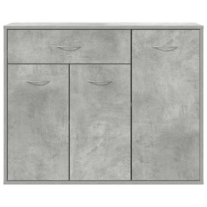 Credenza Grigio Cemento 88x30x70 cm in Legno Multistrato - homemem39