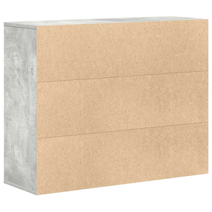 Credenza Grigio Cemento 88x30x70 cm in Legno Multistrato - homemem39