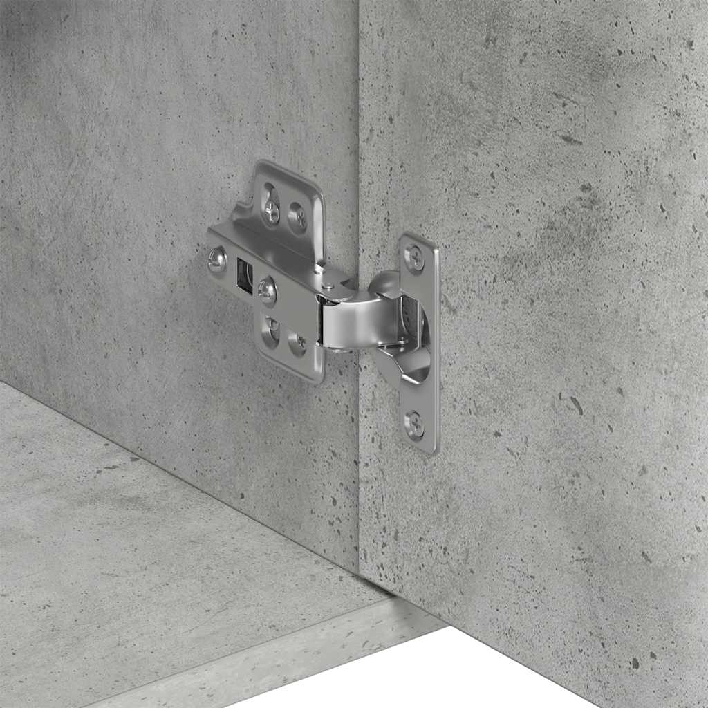 Credenza Grigio Cemento 88x30x70 cm in Legno Multistrato - homemem39