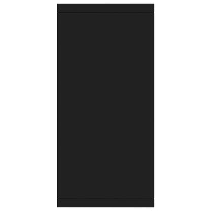 Credenza Nera 88x30x65 cm in Legno Multistrato - homemem39