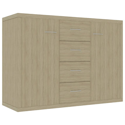 Credenza Rovere Sonoma 88x30x65 cm in Legno Multistrato - homemem39