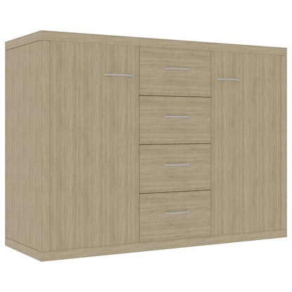 Credenza Rovere Sonoma 88x30x65 cm in Legno Multistrato
