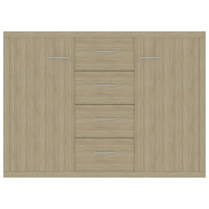 Credenza Rovere Sonoma 88x30x65 cm in Legno Multistrato