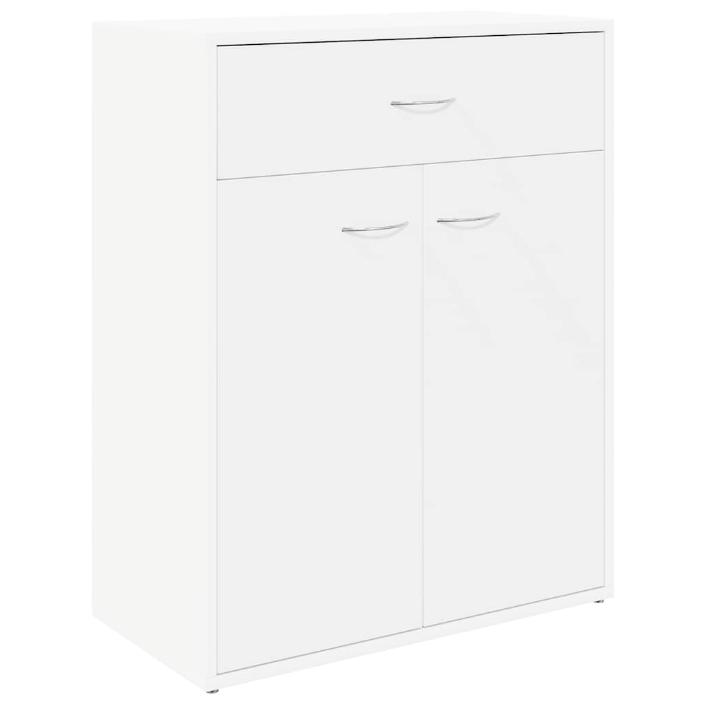 Credenza Bianca 60x30x75 cm in Legno Multistrato