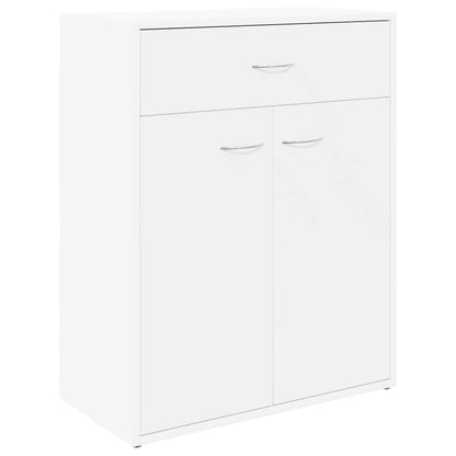 Credenza Bianca 60x30x75 cm in Legno Multistrato