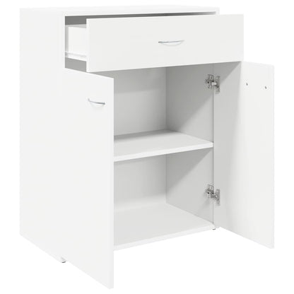 Credenza Bianca 60x30x75 cm in Legno Multistrato