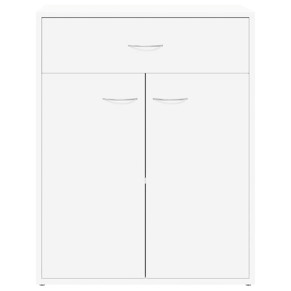 Credenza Bianca 60x30x75 cm in Legno Multistrato