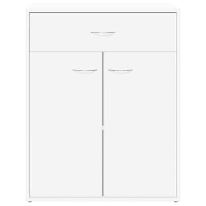 Credenza Bianca 60x30x75 cm in Legno Multistrato