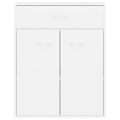 Credenza Bianca 60x30x75 cm in Legno Multistrato - homemem39