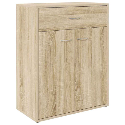 Credenza Rovere Sonoma 60x30x75 cm in Legno Multistrato