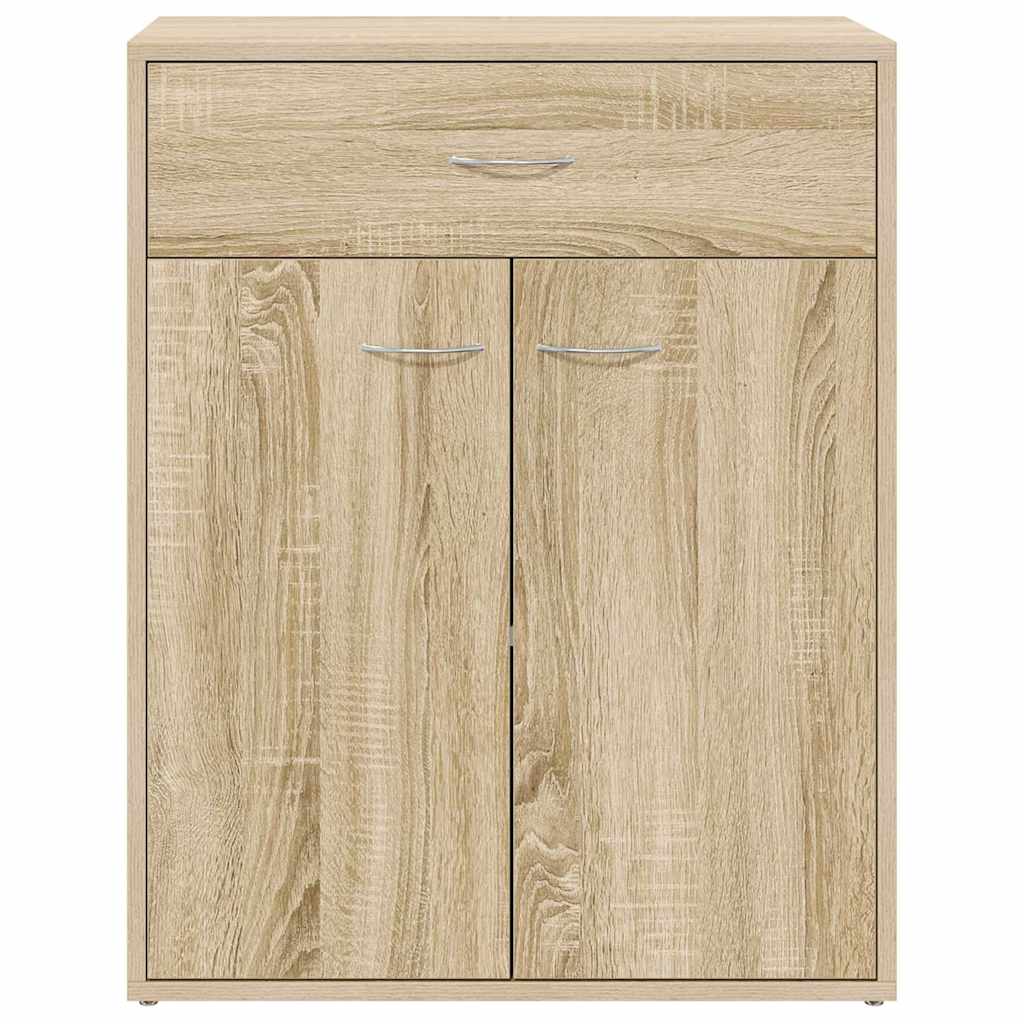 Credenza Rovere Sonoma 60x30x75 cm in Legno Multistrato | homemem39