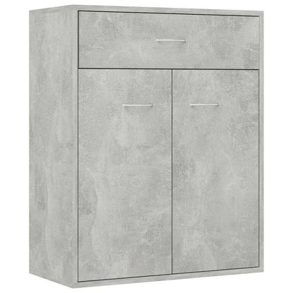 Credenza Grigio Cemento 60x30x75 cm in Legno Multistrato - homemem39