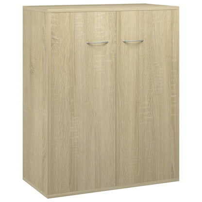 Credenza Rovere Sonoma 60x30x75 cm in Legno Multistrato - homemem39
