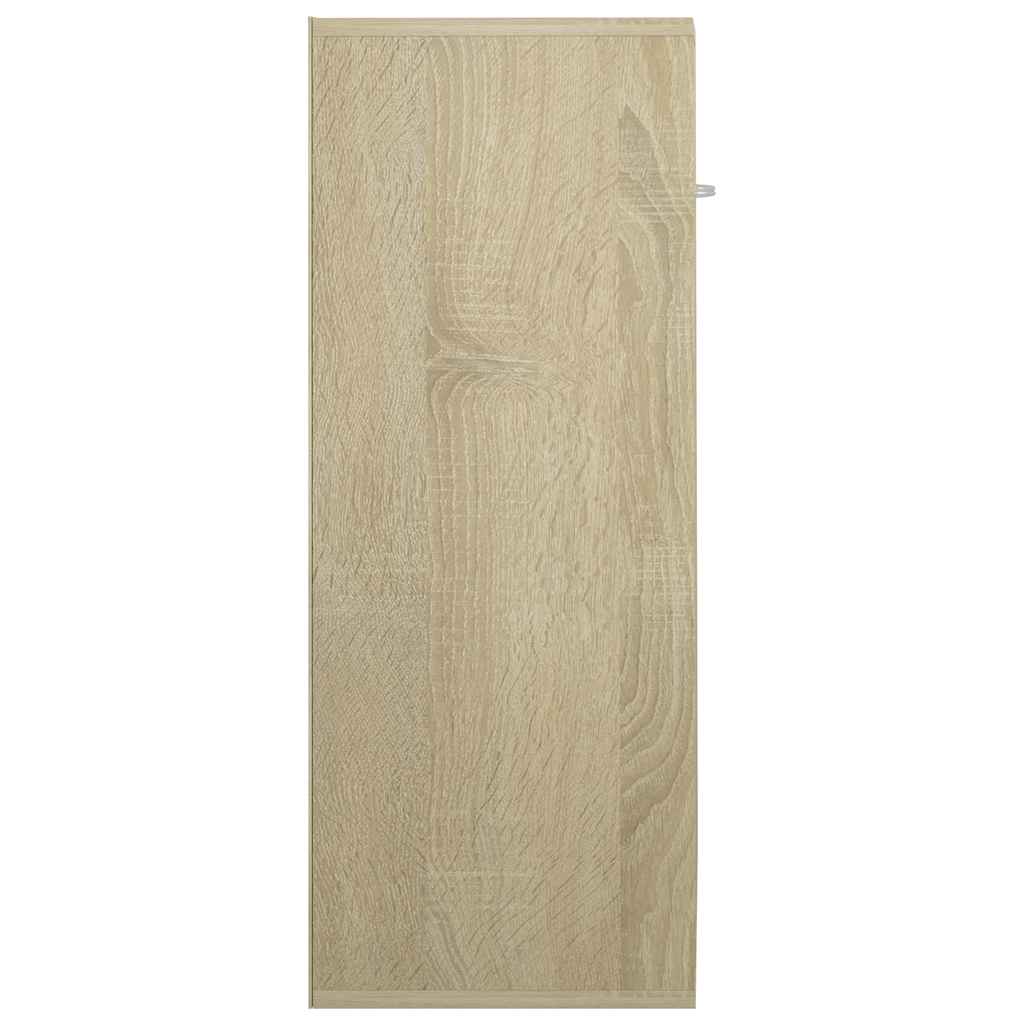Credenza Rovere Sonoma 60x30x75 cm in Legno Multistrato