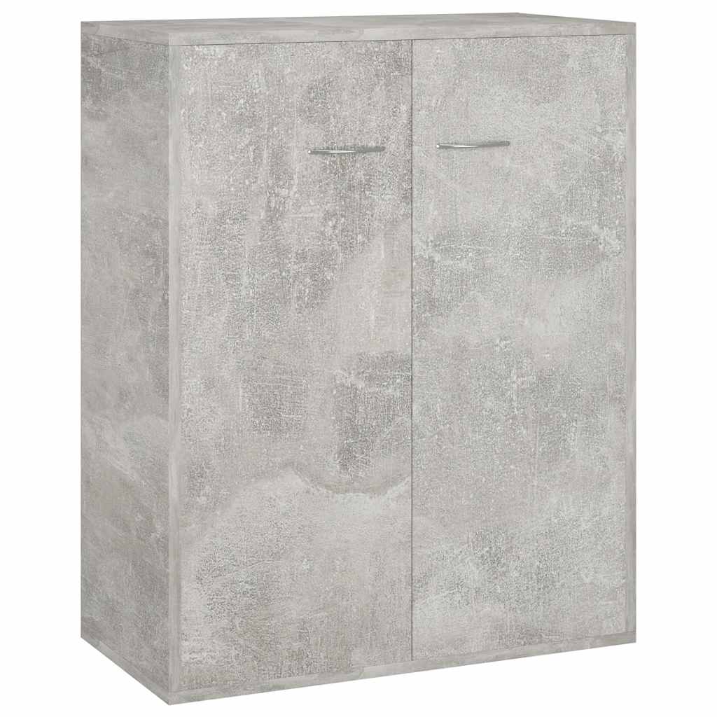 Credenza Grigio Cemento 60x30x75 cm in Legno Multistrato | homemem39