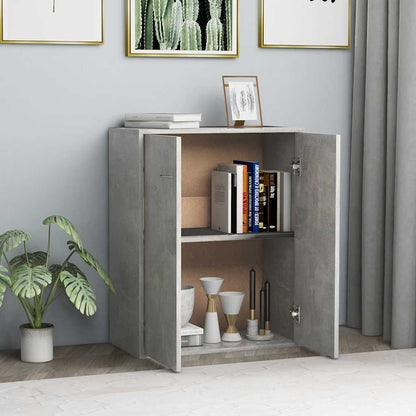 Credenza Grigio Cemento 60x30x75 cm in Legno Multistrato | homemem39