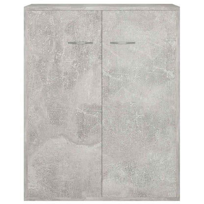 Credenza Grigio Cemento 60x30x75 cm in Legno Multistrato | homemem39