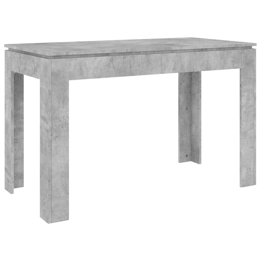 Tavolo da Pranzo Grigio Cemento 120x60x76 cm Legno Multistrato - homemem39