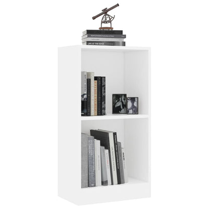 Libreria Bianca 40x24x75 cm in Legno Multistrato | homemem39