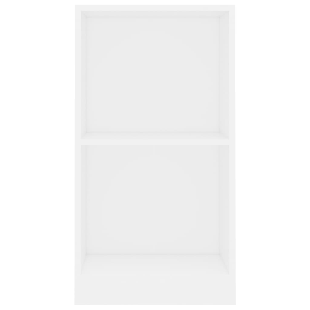 Libreria Bianca 40x24x75 cm in Legno Multistrato | homemem39
