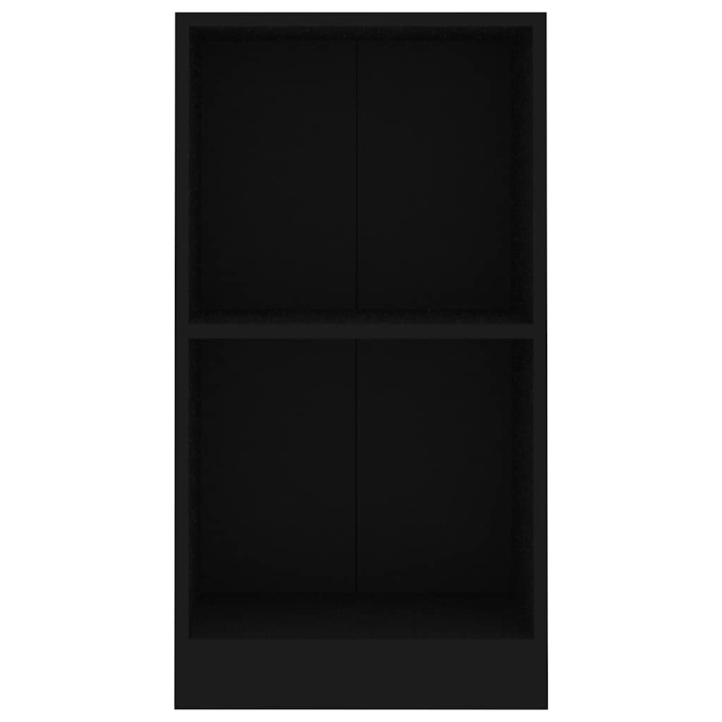 Libreria Nera 40x24x75 cm in Legno Multistrato | homemem39