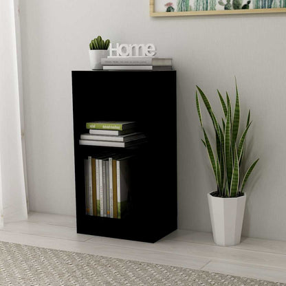 Libreria Nera 40x24x75 cm in Legno Multistrato | homemem39