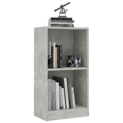 Libreria Grigio Cemento 40x24x75 cm in Legno Multistrato | homemem39