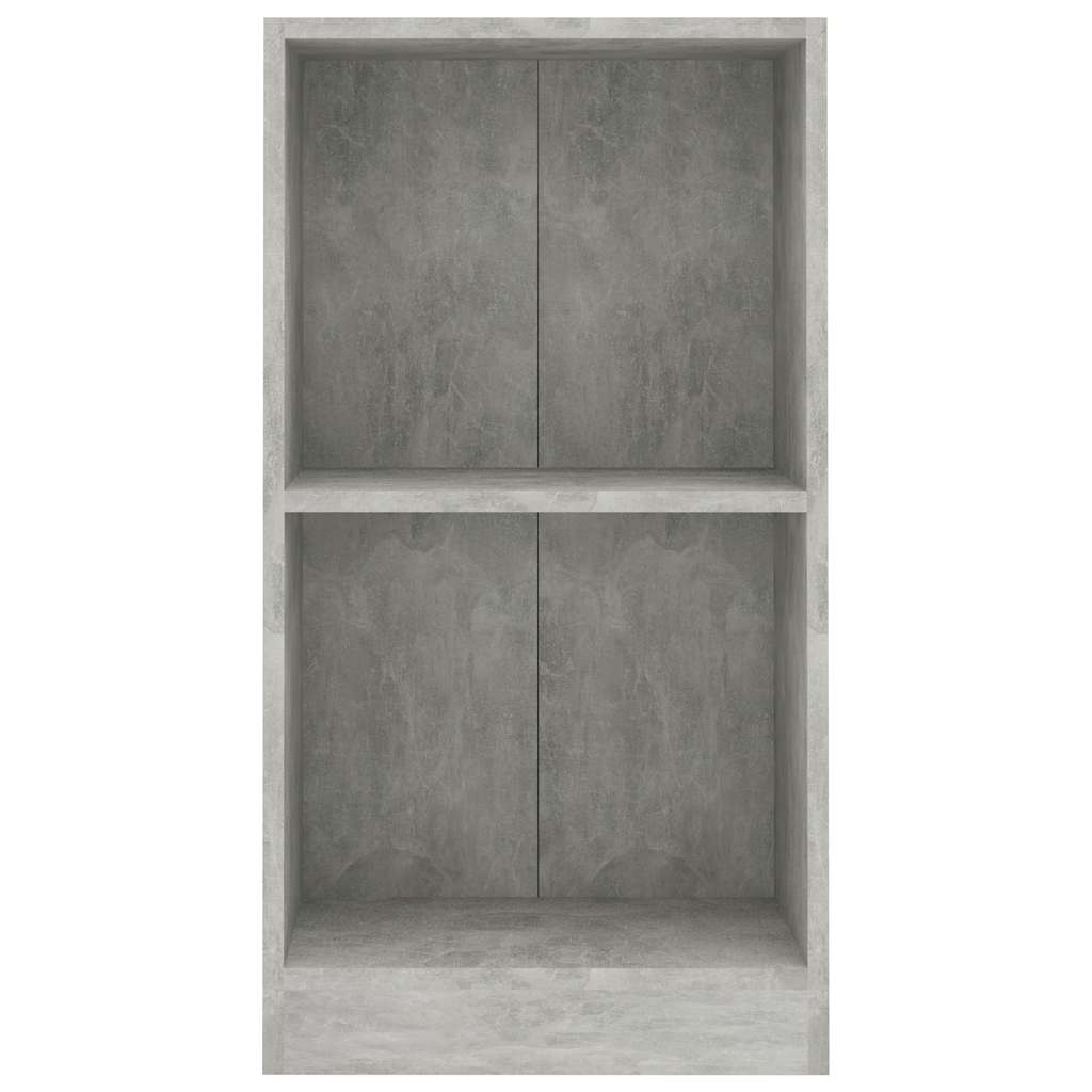 Libreria Grigio Cemento 40x24x75 cm in Legno Multistrato | homemem39