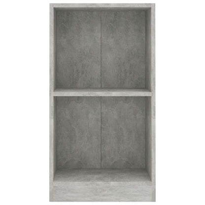 Libreria Grigio Cemento 40x24x75 cm in Legno Multistrato | homemem39