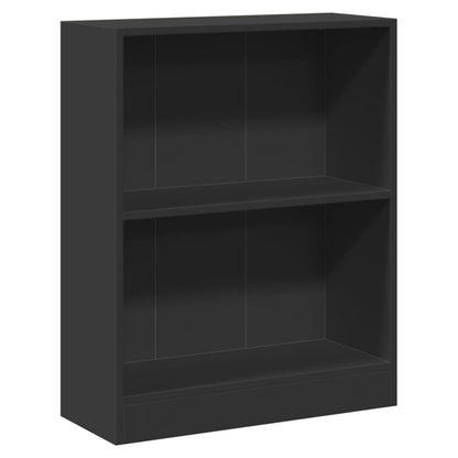 Libreria Nera 60x24x76 cm in Legno Multistrato - homemem39