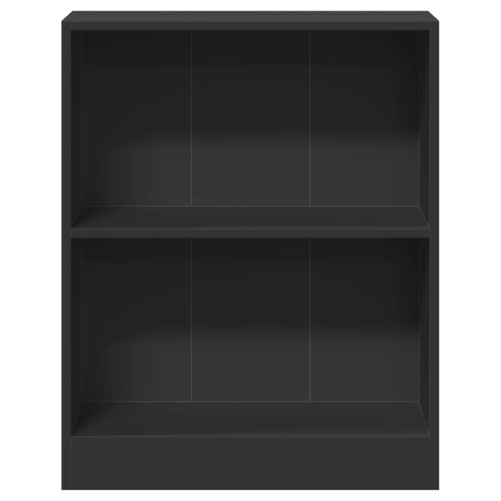 Libreria Nera 60x24x76 cm in Legno Multistrato - homemem39