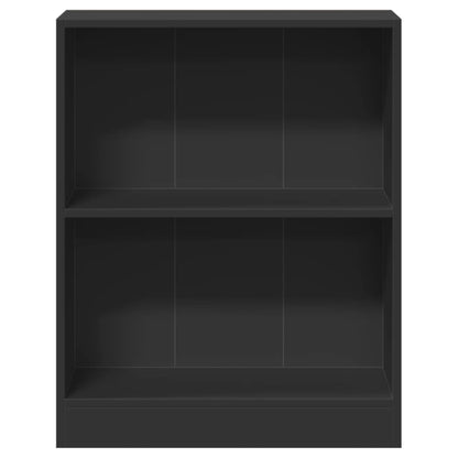 Libreria Nera 60x24x76 cm in Legno Multistrato - homemem39