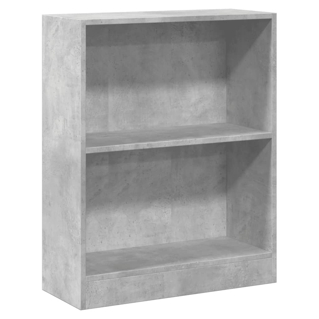 Libreria Grigio Cemento 60x24x76 cm in Legno Multistrato - homemem39