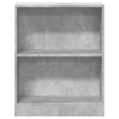 Libreria Grigio Cemento 60x24x76 cm in Legno Multistrato - homemem39