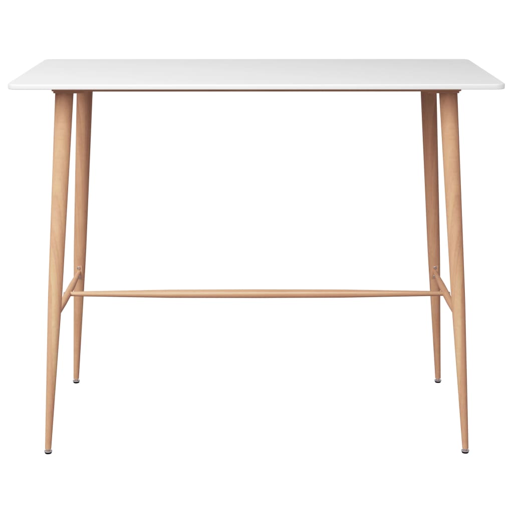 Tavolo da Bar Bianco 120x60x105 cm | homemem39