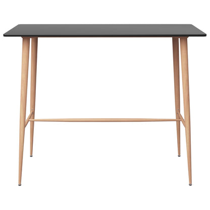Tavolo da Bar Nero 120x60x105 cm | homemem39