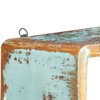 Set Mensole Cubiche da Parete 3pz in Legno Massello di Recupero | homemem39